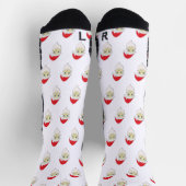 Frohe Weihnachten Socken (Oben)