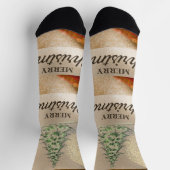 Frohe Weihnachten Socken (Oben)