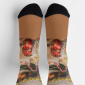 Frohe Weihnachten Socken (Oben)