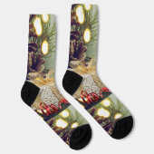 Frohe Weihnachten Socken (Rechts)