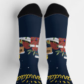 Frohe Weihnachten Socken (Oben)
