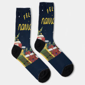 Frohe Weihnachten Socken (Rechts)