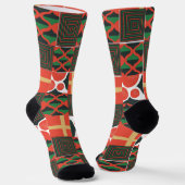 Frohe Weihnachten Socken (Gewinkelt)