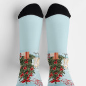 Frohe Weihnachten Socken (Oben)