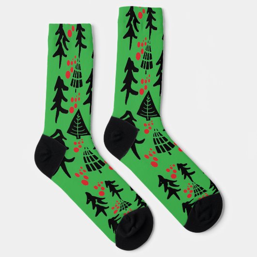 Frohe Weihnachten Socken (Rechts)