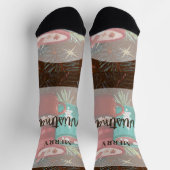 Frohe Weihnachten Socken (Oben)