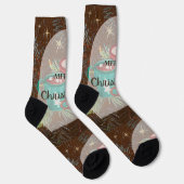 Frohe Weihnachten Socken (Rechts)