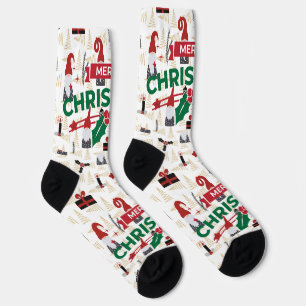 Frohe Weihnachten Socken