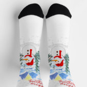 Frohe Weihnachten Socken (Oben)