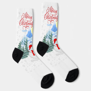 Frohe Weihnachten Socken