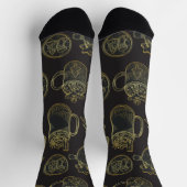 Frohe Weihnachten Socken (Oben)