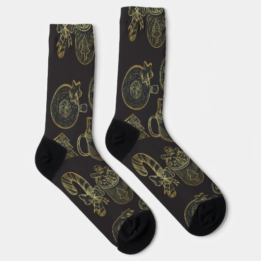 Frohe Weihnachten Socken (Rechts)