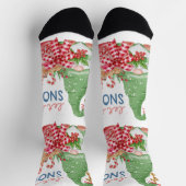 Frohe Weihnachten Socken (Oben)