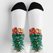 Frohe Weihnachten Socken (Oben)