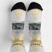 Frohe Weihnachten Socken (Oben)