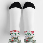 Frohe Weihnachten Socken (Oben)