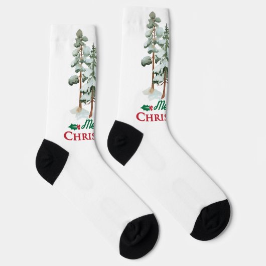 Frohe Weihnachten Socken (Rechts)