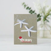 Frohe Weihnachten Sommer Starfish Beach Weihnachte (Stehend Vorderseite)