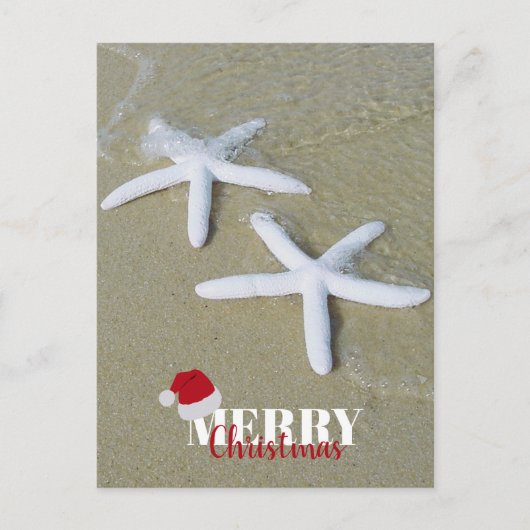 Frohe Weihnachten Sommer Starfish Beach Weihnachte (Vorderseite)