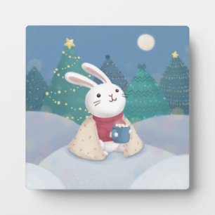 Frohe Weihnachten: Sonnige Illustration Fotoplatte