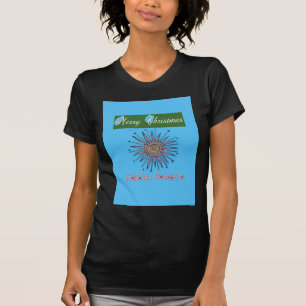 Frohe Weihnachten Sonniger Feiertag T-Shirt