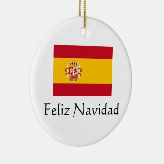 Frohe Weihnachten Spanischer Ornament (Rechts)
