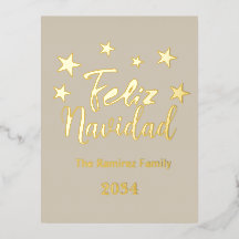 Frohe Weihnachten Spanisches modernes Weihnachtsf