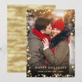 Frohe Weihnachten Sparkle Lights FOTO Gruß