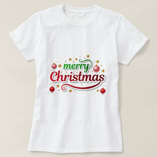 Frohe Weihnachten Sparkle Tee