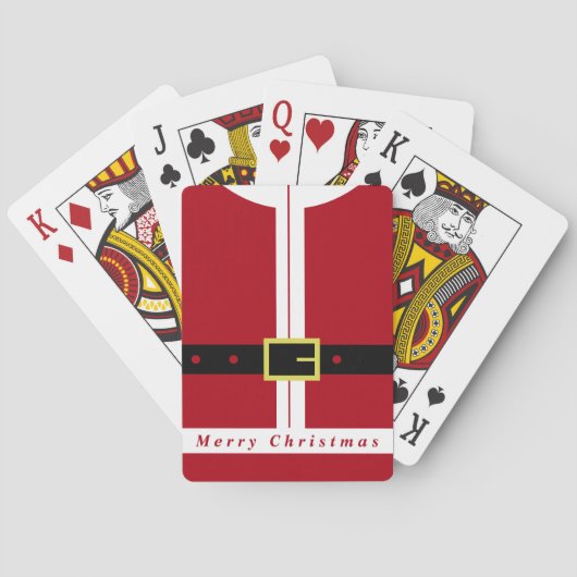 Frohe Weihnachten Spielkarten (Rückseite)