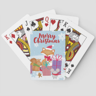 Frohe Weihnachten Spielkarten