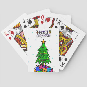 Frohe Weihnachten Spielkarten