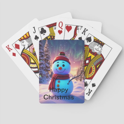 Frohe Weihnachten Spielkarten (Rückseite)