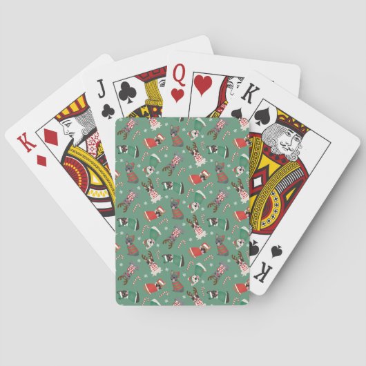 Frohe Weihnachten Spielkarten (Rückseite)