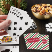 Frohe Weihnachten Spielkarten (In Situ)