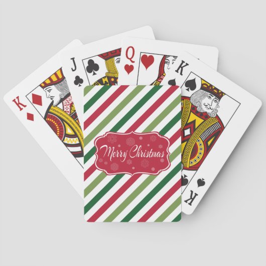 Frohe Weihnachten Spielkarten (Rückseite)