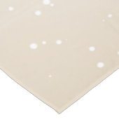 Frohe Weihnachten Split Schnee und Red Ribbon Tischdecke (Schrägansicht)