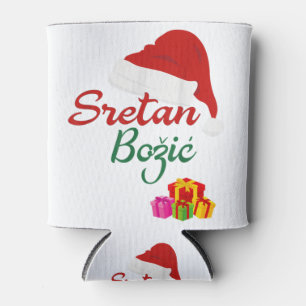 Frohe Weihnachten sretan bozic hrvatski kroatian h Dosenkühler