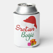 Frohe Weihnachten sretan bozic hrvatski kroatian h Dosenkühler (Kanne Rückseite)