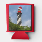 Frohe Weihnachten St Augustine Florida Leuchtturm Dosenkühler (Rückseite)