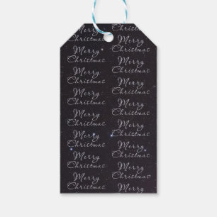 Frohe Weihnachten Starry Sky Geschenkanhänger