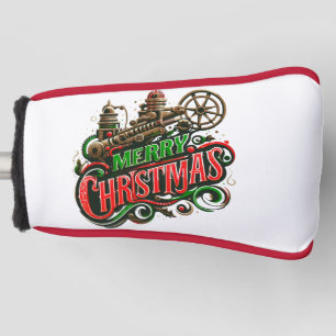 Frohe Weihnachten Steampunk Golf Headcover