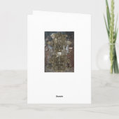 Frohe Weihnachten Steampunk Raum-Transport (Rückseite)