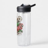 Frohe Weihnachten Steampunk Trinkflasche (Links)
