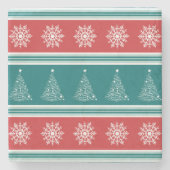 Frohe Weihnachten Steinuntersetzer (Vorderseite)