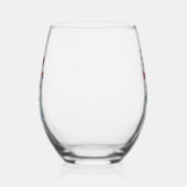 Frohe Weihnachten stemless Weinglas Ohne Stiel (Rechts)
