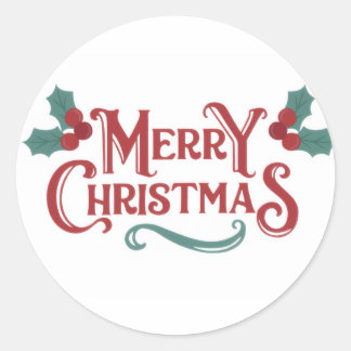 Frohe Weihnachten Sticker Set
