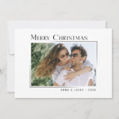 Frohe Weihnachten Stilvoll Modernes Minimalistisch (Vorderseite)