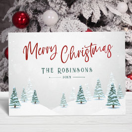 Frohe Weihnachten Stilvolle Rustikale Winterbaum