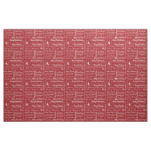 Frohe Weihnachten Stoff (Fat Quarter (45,7 x 55,9 cm))
